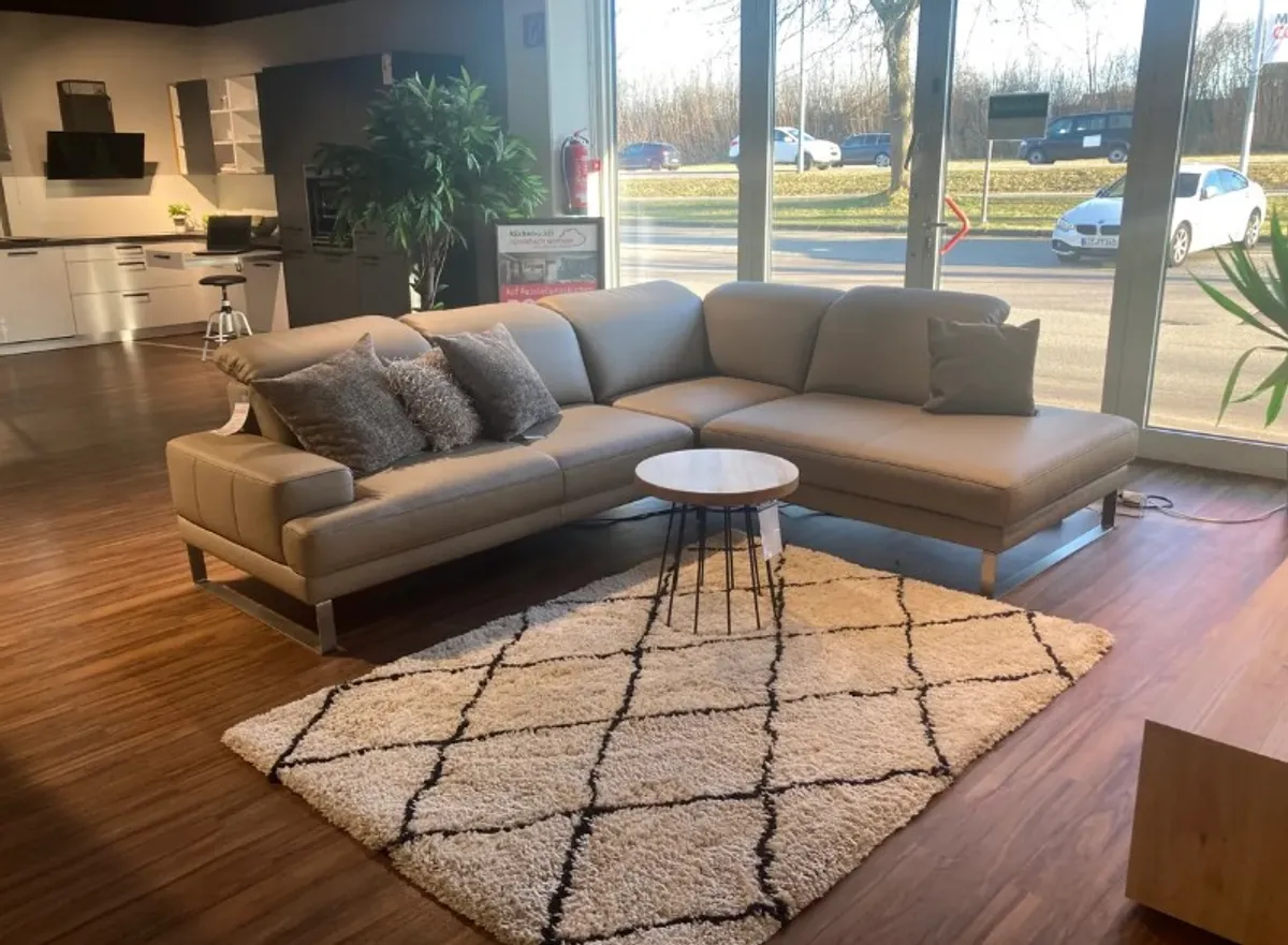 Ledersofa BRANDY mit Sitzverstellung - in Dillingen